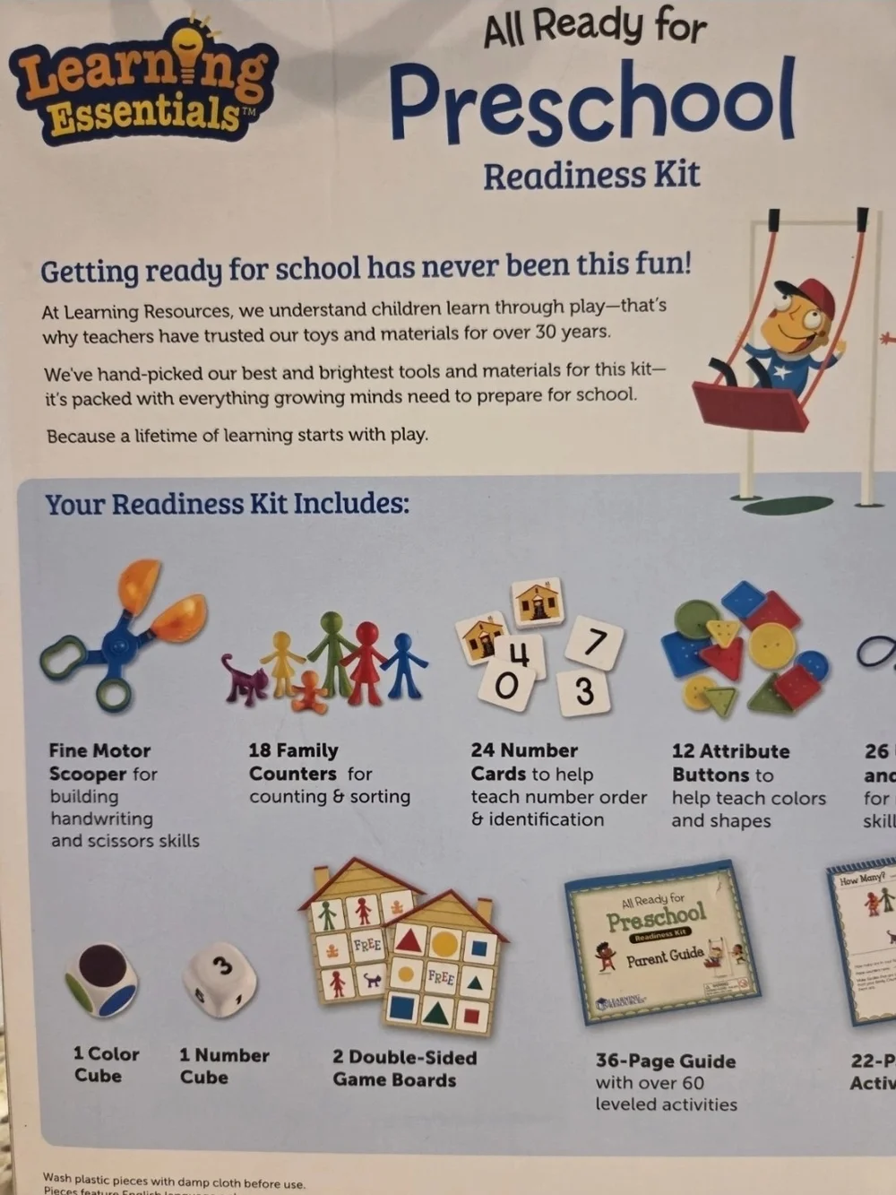 Learning Resources All Ready for Preschool Readiness Kit Homeschool Age 3+ NEW